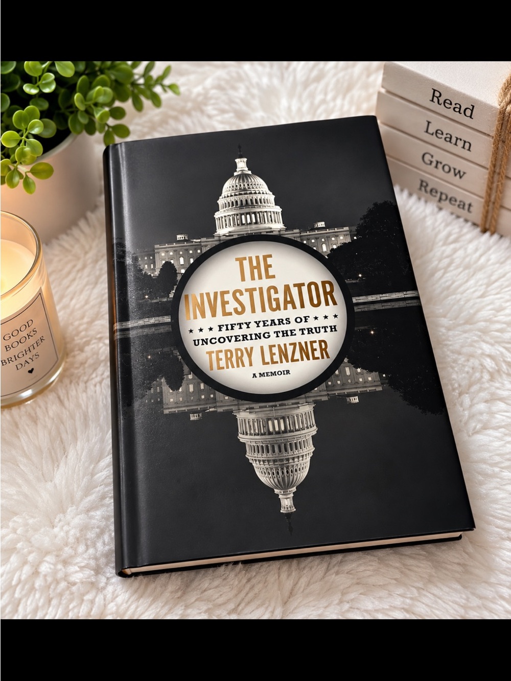 The Investigator — Black Hardcover Memoir by Terry Lenzner